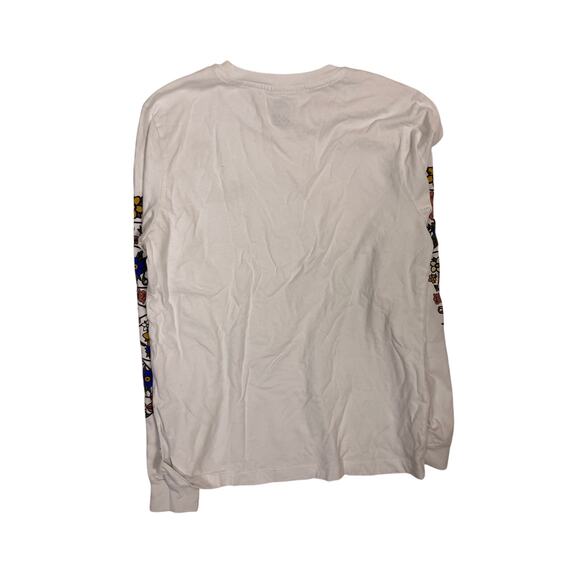 ans Floral Long Sleeve Shirt - Men’s Small / Women’s Fit - Skater Streetwear Tee - Picture 5 of 6